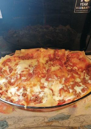 Una foto de Lasagna
