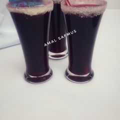 A picture of Hibiscus drink(zobo).