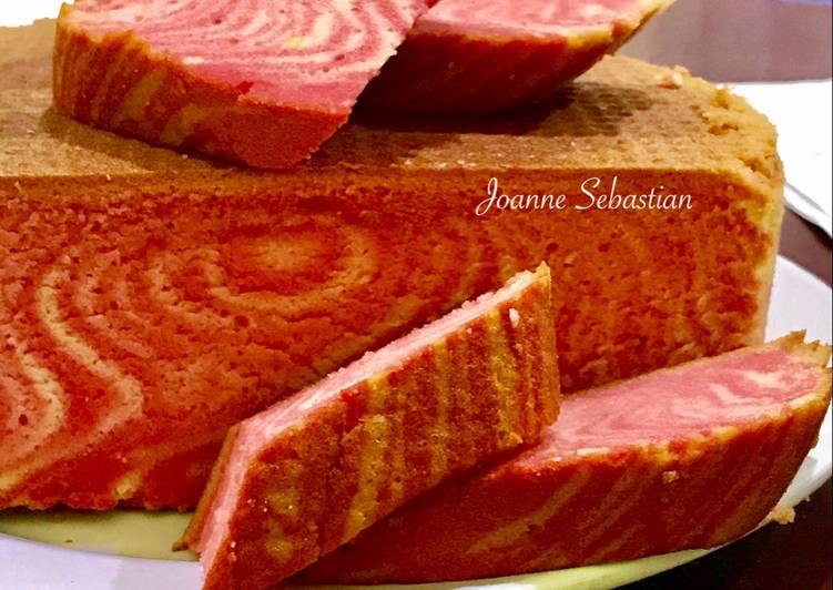 Bolu Zebra Putih Telur