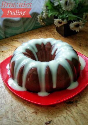 Foto resep Brownies Puding
