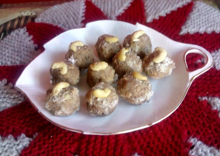 Chocolate coconut ladoo