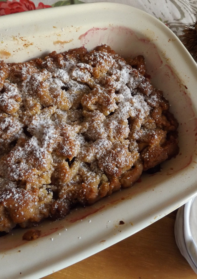 Una foto de Budín rápido de manzana y arándanos apto para diabéticos