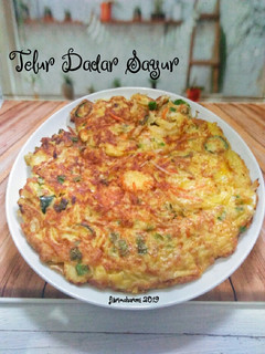 Foto resep Telur Dadar Sayur ala Arni