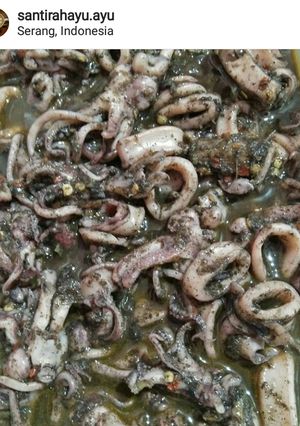 Foto resep Cumi Hitam Pedas