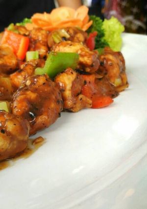 Foto resep Ikan Goreng Tepung Saus Lada Hitam