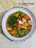 787. Sup Salmon Brokoli