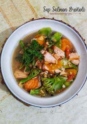 Foto resep 787. Sup Salmon Brokoli