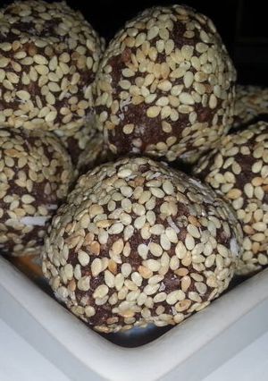 صورة لوصفة كرات التمر