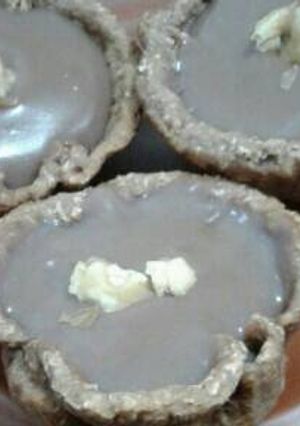 Una foto de Canastitas de chocolate y avena
