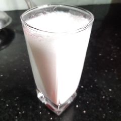 A picture of Roohafza milk.