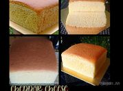 Gambar kepingan cheddar cheese