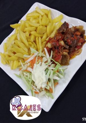 A picture of Fried potatoes.