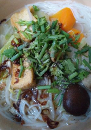 Hình của món Hủ Tiếu Chay.