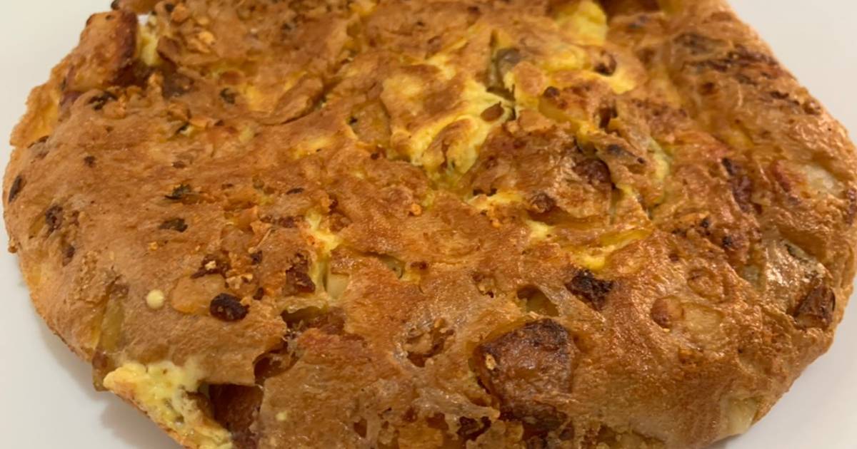 Tortilla con chicharrones 20 recetas caseras Cookpad