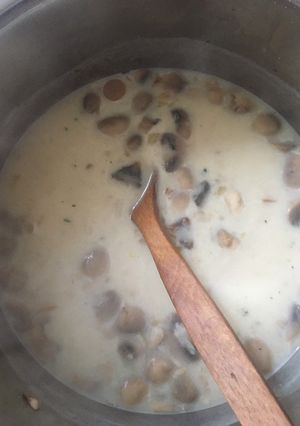 صورة لوصفة شوربة الفطر بالكريما