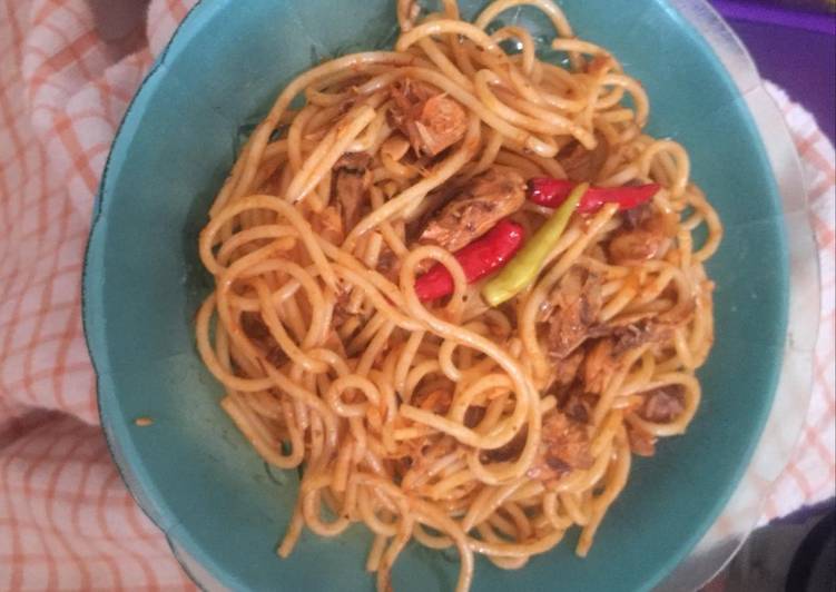 Resep Spaghetti sarden oleh Febe Rina Cookpad