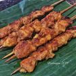 Sate ayam lembut, dimarinasi dg susu