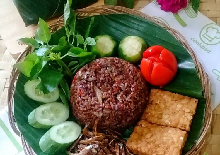 Cara Gampang Menyiapkan Nasi liwet beras merah Anti Gagal