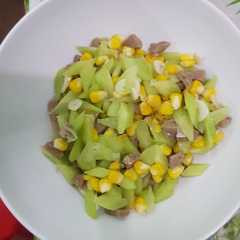 รูปของ Tumis labu jagung bakso