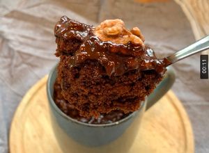 Foto di Mug Cake al Cioccolato senza Glutine e Uova al Microonde