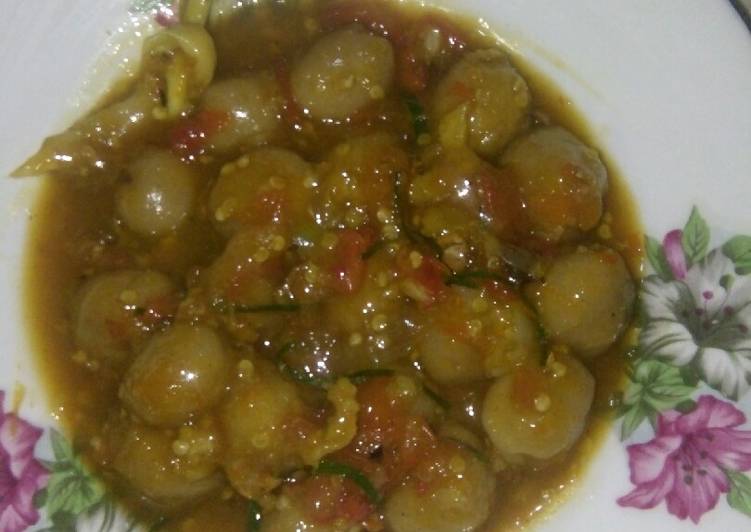 Pentol baso saus pedas
