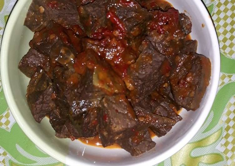 Resep Paru sambalado yang Lezat