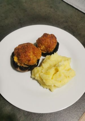 Töltött gomba recept fotója