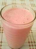 Batido de frambuesas y leche de almendra (apto para diabéticos)