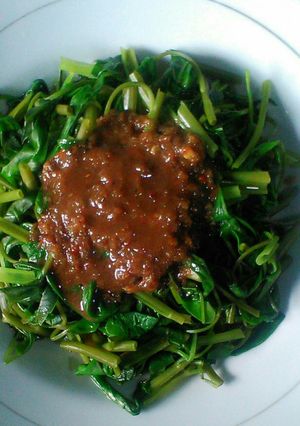 Foto resep Kangkung Brambang Asem