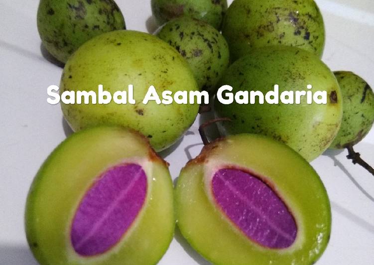 Sambal asam gandaria