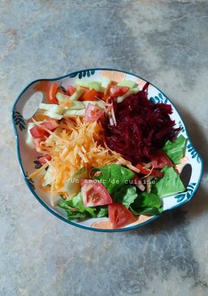 Une photo de Salade en couleurs