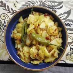 Easiest Aloo kie bhujia A picture of Easiest Aloo kie bhujia.