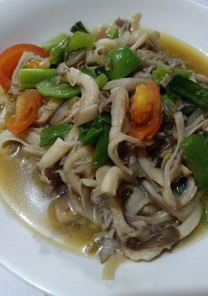 Foto resep Tumis jamur cabe gendot