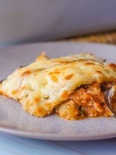 Una foto de Lasaña de atún y verduras