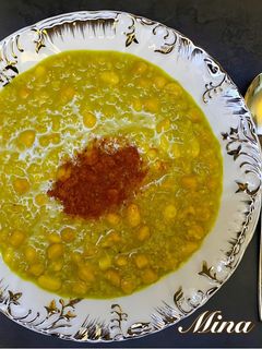 عکسی از دستور خوراک نخود و لوبیا