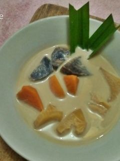 Foto resep Kolak Ubi Merah, Ubi Ungu dan Singkong Kuah Creamer