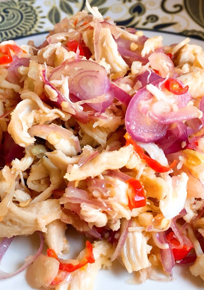 Foto resep Ayam Suwir Sambal Matah Bali