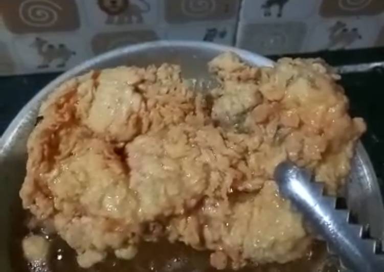 Ayam krispy kress tanpa tulang