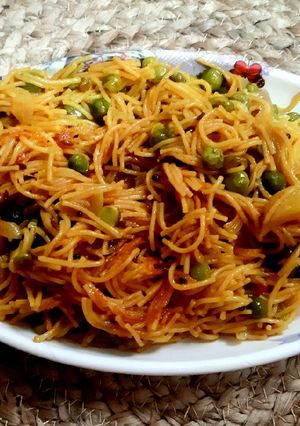 A picture of Vegetarian vermicelli.