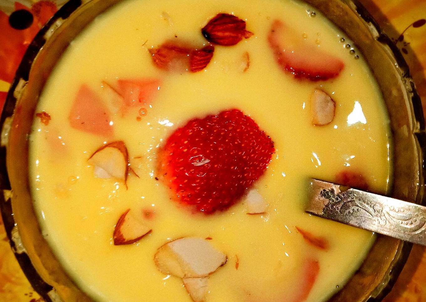 Fruit custard