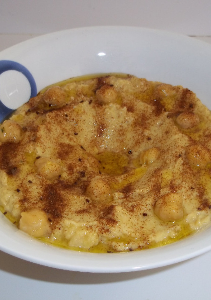 Una foto de Salsa hummus casera