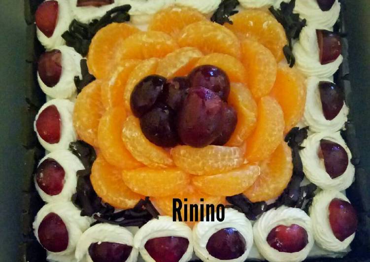 Black forest panggang lembut nyoklat