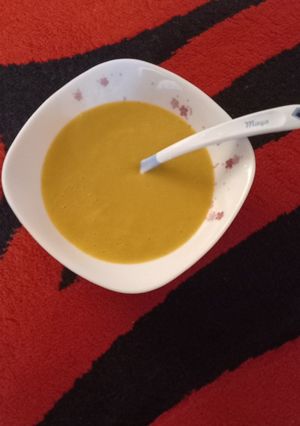 عکسی از دستور پوره گوشت و سبزیجات (سوپ کودک۹ماه به بالا)