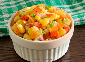 A picture of Sweet Corn Veg Salad.