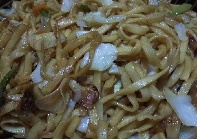 Mie goreng pipih enak #menusederhana