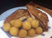 Una foto de escalope cordon bleu