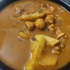 Aloo Bari Ki Sabzi A picture of Aloo Bari Ki Sabzi.