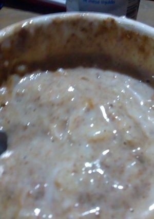 Una foto de Arroz con leche cremoso