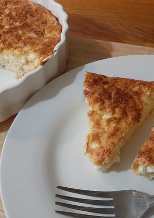 Sonkás-túrós felfújt recept fotója