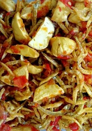Foto resep Sambal jengkol bilis praktis